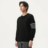 gxg.jeans男装 黑色撞色设计雪尼尔圆领毛衣针织衫男 25年春热卖 商品缩略图2