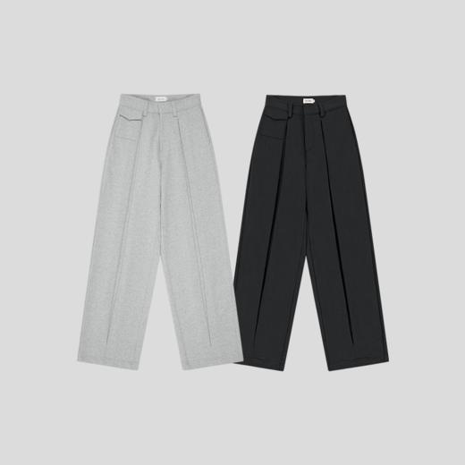 GOODBAI 23编号logo印花茧形双折高腰休闲卫裤 商品图1