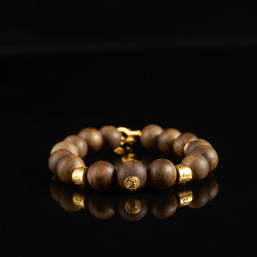 六字箴言沉香手串 商品图6