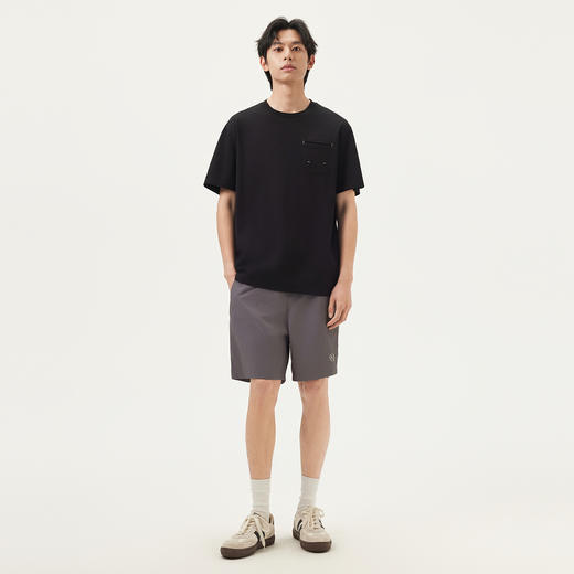 gxg.jeans男装 25年夏热卖多色圆领简约个性口袋宽松短袖T恤男士 商品图3