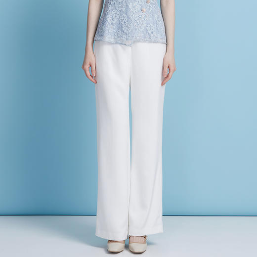 EITIE爱特爱春季新款通勤显瘦显高百搭高腰裤子7705413 商品图3