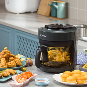 山水（SANSUI）2L可视化智能空气炸锅SKZ-A23B