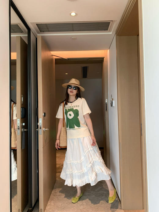 芬兰品牌【Unikko游霓可印花】亚洲限定系列Marimek*ko短袖T恤 商品图6