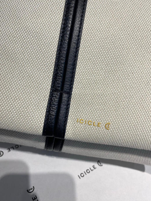 之禾亚麻棉拼皮帆布思丽特手提斜挎包 🉐💰550 商品图2