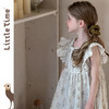 小香风女夏季纯棉纱布连衣裙花边宝宝甜美小碎花女童家居服公主裙 商品缩略图3