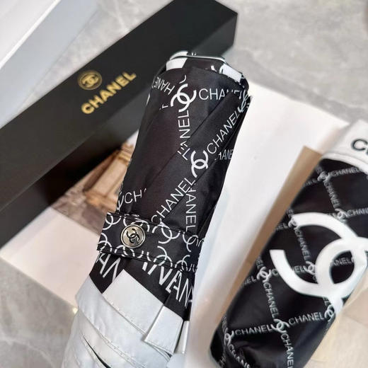 夏季特惠💰230 香奈儿 夏季新款 全自动折叠晴雨伞 商品图7