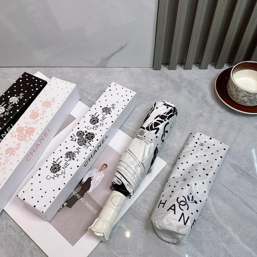 夏季特惠💰230 CHANEL 香奈儿 夏季新款 全自动折叠晴雨伞 商品图6
