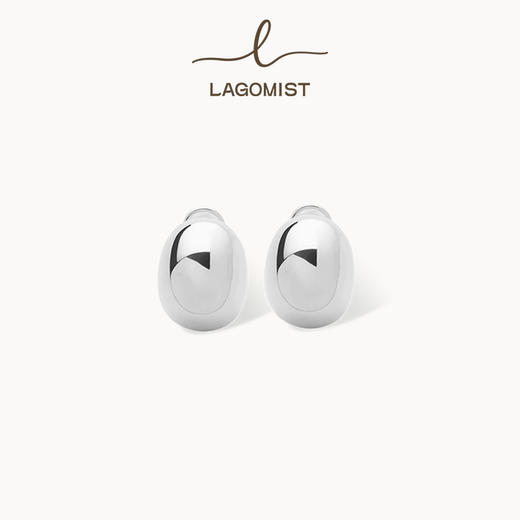 【于文文同款】Lagomist拿铁系列 | 金/银咖啡豆耳钉 商品图1