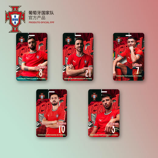 【官方正版】葡萄牙国家队 | 球员肖像卡套C罗球迷周边 商品图1