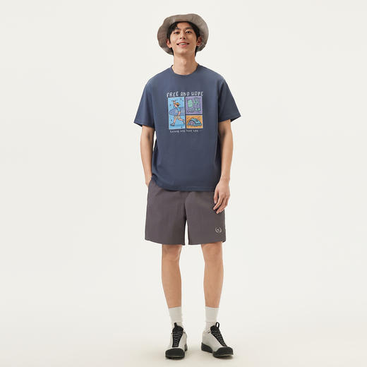 gxg.jeans男装 多色趣味图案潮流时尚宽松美式短袖T恤男 25夏热卖 商品图3