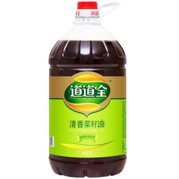 道道全菜籽油 食用油 清香菜籽油 物理压榨非转基因 5L*1桶 /粮油调味 /食用油 /菜籽油 商品图1