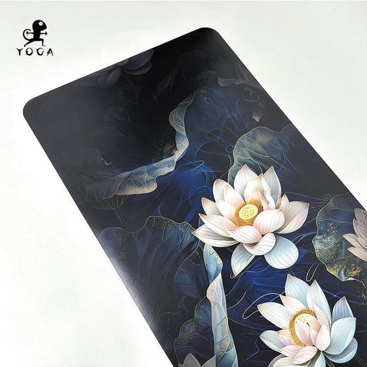 壁虎新款【印花垫-墨韵莲心】天然橡胶印花瑜伽垫【3天发货】 商品图7