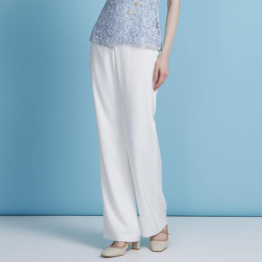 EITIE爱特爱春季新款通勤显瘦显高百搭高腰裤子7705413 商品图2