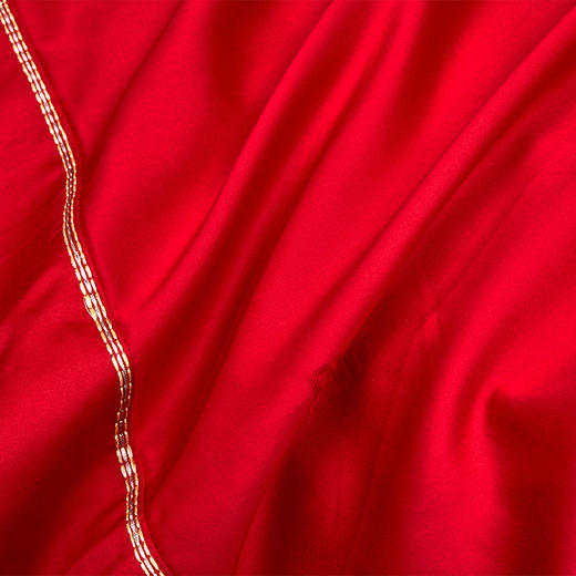 多喜爱 60S全棉提花刺绣八件套 喜从花开【拉杆行李箱包装】【60S全棉提花】【盘金刺绣】【立体提花工艺】高支高密 国风婚嫁 中式美学 色泽亮丽 手感细腻 织物柔软 商品图1