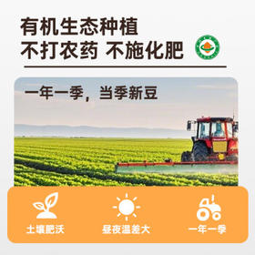 甸禾东北有机黄豆2斤 （有机认证 打豆浆专用 黄豆浆 早餐伴侣 ） /粮油调味 /杂粮 /杂豆类