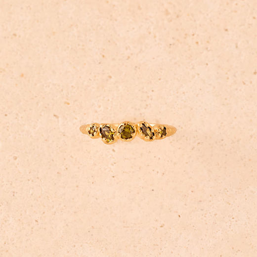 在途4周到｜Agapee-Koré-绿色宝石 戒指［法国设计师］ 商品图1