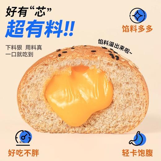鲨鱼菲特丨全麦夹心欧包850g（17只5种口味混搭） 商品图3