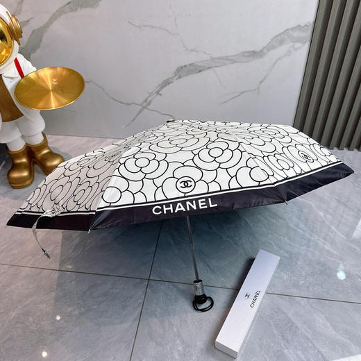 夏季特惠💰230 香奈儿 夏季新款 全自动折叠晴雨伞 商品图8