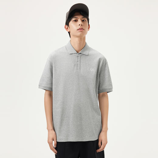 gxg.jeans男装 多色细致绣花商务斯文翻领短袖polo衫 25年夏热卖 商品图1