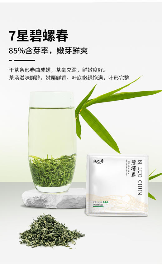 2026新茶混合装独立小泡茶碧螺春毛尖恩施玉露金骏眉各2袋共36g 商品图1