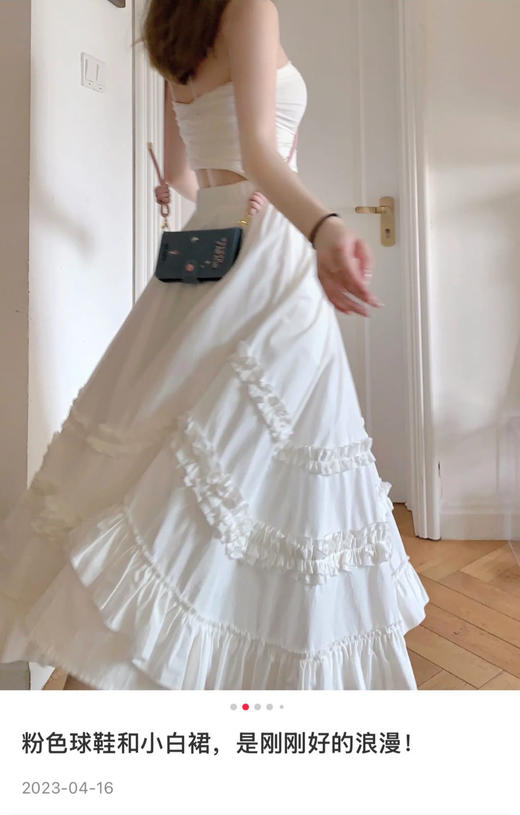 韩国东大门🇰🇷白色蛋糕裙050504 商品图0