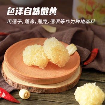 素养生活有机小银耳65g  浙江丽水银耳小朵 雪耳白耳 莲子银耳羹南北干货 商品图6