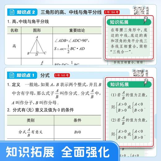 趣味速记【初中数理化一本全】考点及公式定律突破中考基础知识速记 商品图7