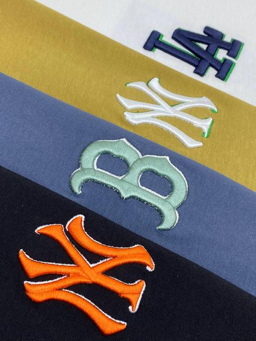 MLB男女情侣虞书欣同款老花纯棉T恤短袖25夏季新款 商品图7