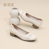 信诺头层牛皮单鞋女2025夏粗跟软底透气凉鞋镂空真皮妈妈鞋一脚蹬\\Server\e\25年所有款\25L\润雪\冬冬\4.18第二批\5C1607-11 商品缩略图6