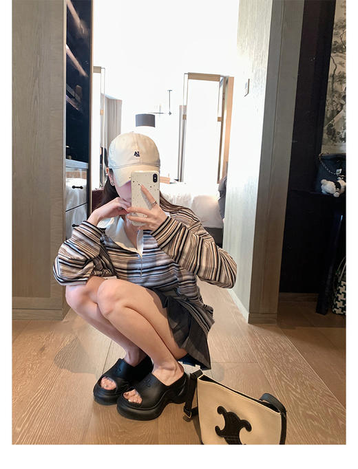 增高9cm巨显瘦显腿长‼️火爆全网了🔥【足弓美腿拖鞋】上脚又酷又辣的❗❗✅这很难不爱呀❤ 商品图8