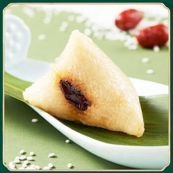 中之杰吉林老字号粽子礼盒送礼杰喜乐鲜肉粽蜜豆速食早餐6味12粒1200g 商品图0