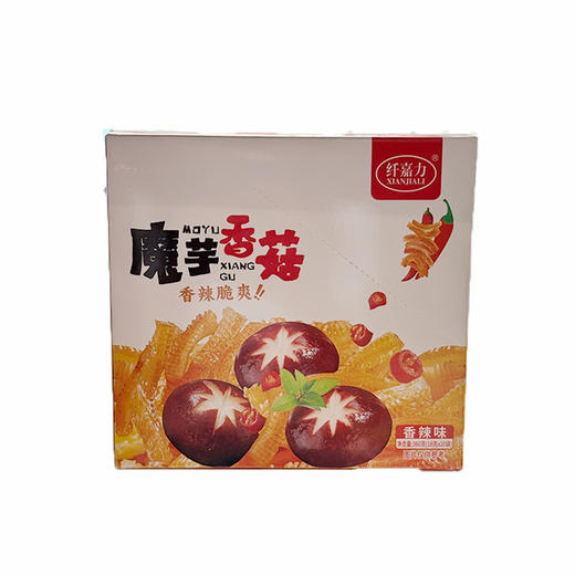 【2盒全国包邮，部分地区除外】纤嘉力 香辣脆爽魔芋香菇 360g/盒（18g*20袋） 商品图4