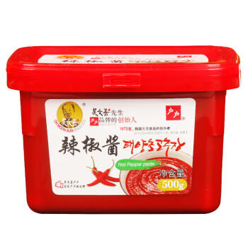 吴文善户户韩式辣酱辣椒酱500g 拌饭酱拌面酱韩式大酱 /粮油调味 /调味品 /中式酱料 商品图4