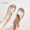 信诺牛皮女鞋凉拖鞋女2025夏季新款时尚气质软底轻便外穿凉鞋女5L950-36 商品缩略图3