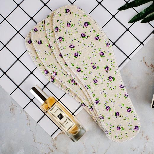 【3.2元抢❗粉丝福利专属福利】夏季薄款舒适软底不累脚女款棉布鞋垫 吸汗防臭透气除臭鞋垫 商品图5