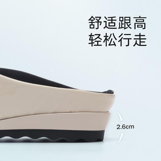 信诺妈妈凉鞋2025新款夏季中老年网纱包头拖鞋女舒适软底透气半拖X5L032-92 商品图3