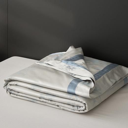 【莱赛尔色织提花可水洗桑蚕丝夏被】 奥地利兰精天丝+长绒棉黄金配比 搭配6A优质双宫桑蚕丝 丝滑亲肤 商品图1