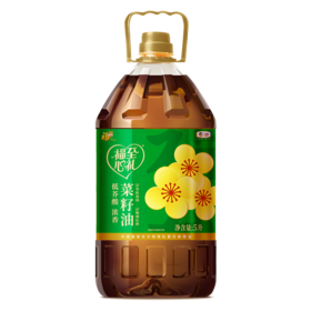 中粮福临门福至心礼低芥酸浓香菜籽油5L