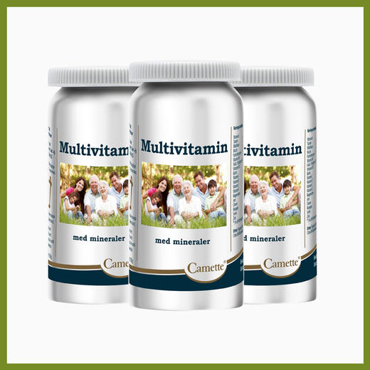 丹麦Camette凯麦特 综合维生素120粒/瓶 商品图0
