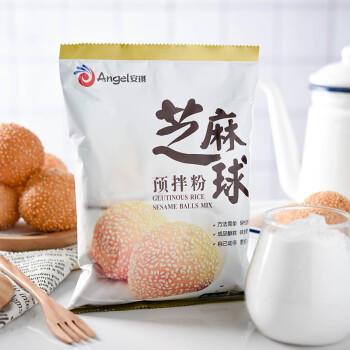 安琪芝麻球预拌粉手工家用油炸空心芝麻球麻团糯米麻园粉烘焙原料500g /粮油调味 /烘焙原料 /烘焙粉 商品图1