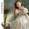 littletime女童连衣裙2025春夏新款儿童洋气时尚重工亮片公主裙 商品缩略图1