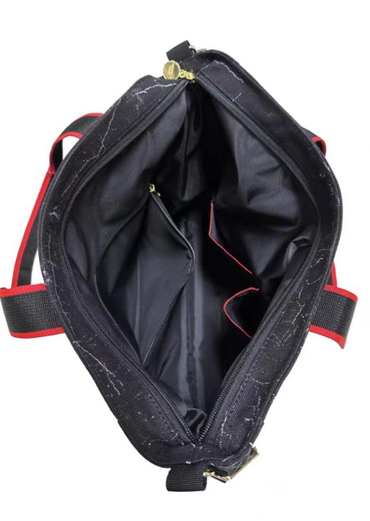 拼色斜挎手提托特包 商品图2