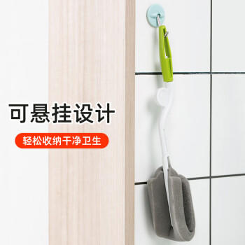 茶花 转动长柄瓶刷海绵洗杯刷清洁刷水杯刷神器保温杯刷颜色随机 商品图3