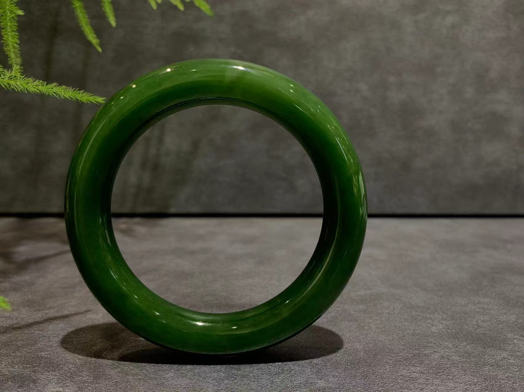 【御珠宫坊】碧玉手镯54mm