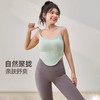 【限时秒】YOGACODE【火树银花系列】罗纹大码瑜伽吊带加大胸垫假两件性感美背显瘦上衣DWC215434 商品缩略图0