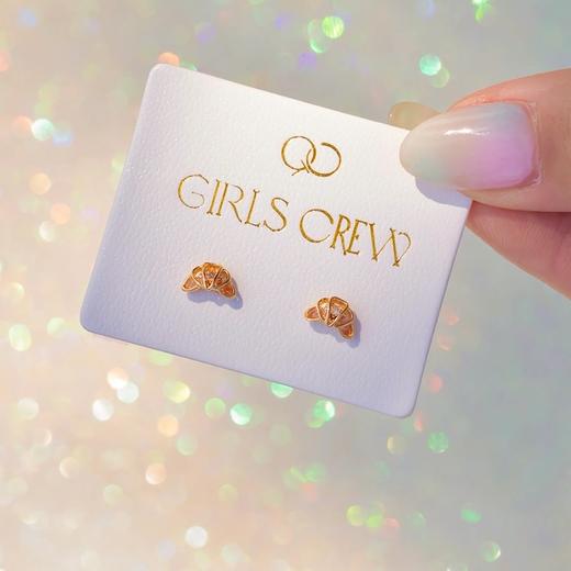 订购6周到｜Girls Crew-Croissant-金色 牛角包 耳钉［美国设计师］ 商品图2