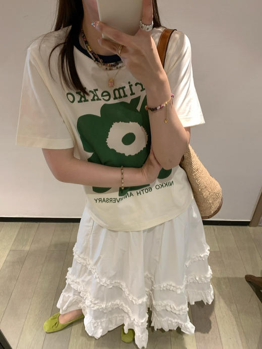 芬兰品牌【Unikko游霓可印花】亚洲限定系列Marimek*ko短袖T恤 商品图7