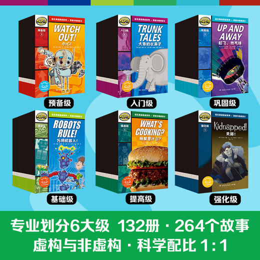 培生英语速成系列·我是分级阅读王礼盒（新版全132册） 商品图4