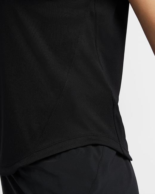 Nike 耐克Tempo Dri-FIT 女子速干短袖跑步上衣HQ0649-010 商品图4