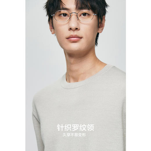 棉仓363801035-微宽松天丝麻混纺短袖T恤 商品图3